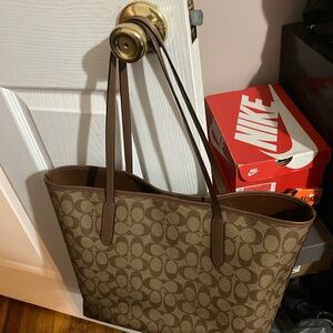 Coach tote bag brown